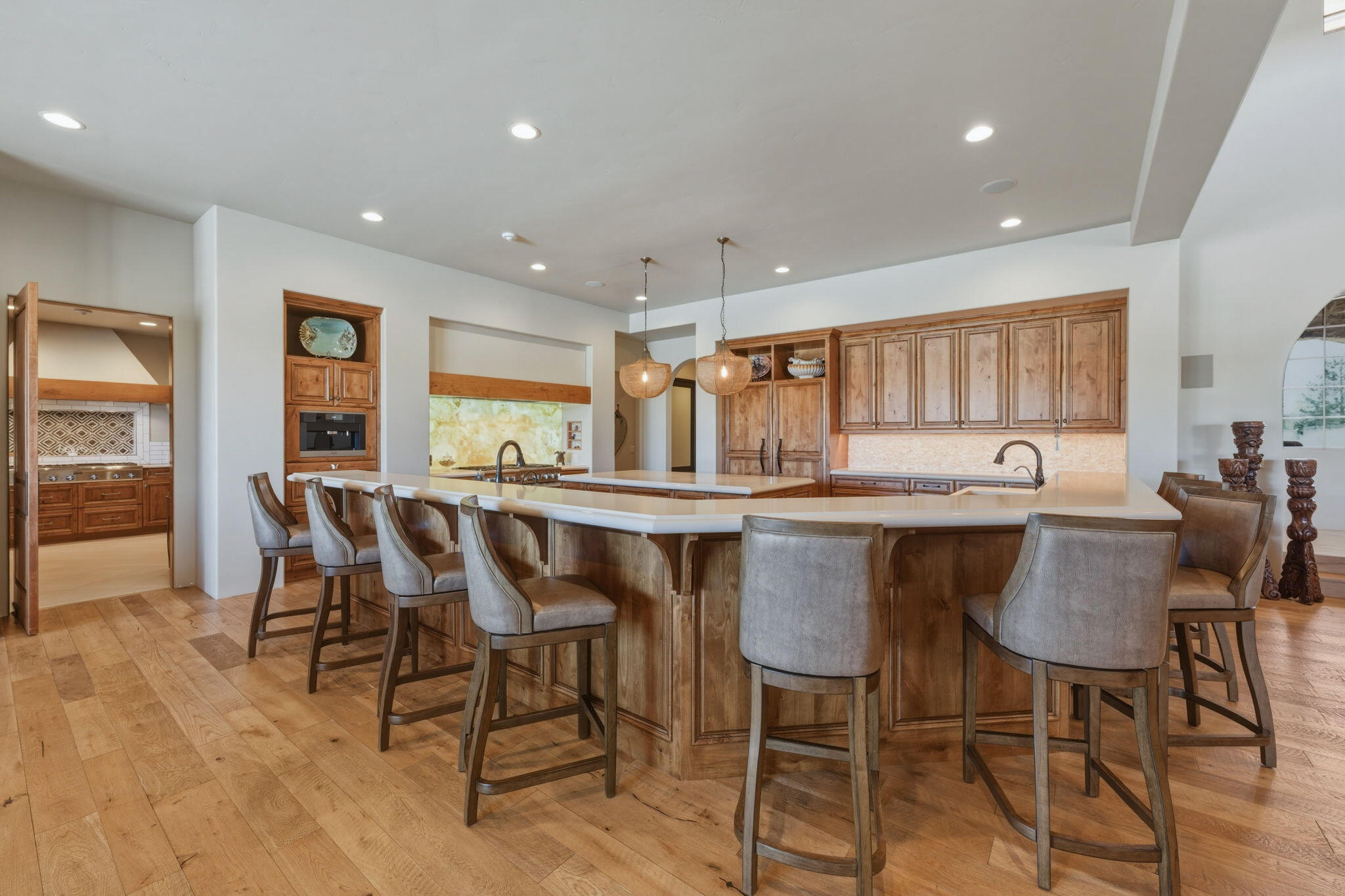 19100 Macalpine Loop Bend, OR 97702 - Photo 17 of 56 Wrap-around eating bar ~ Space for 9 -10 Guests