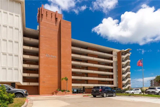 a front view of a building