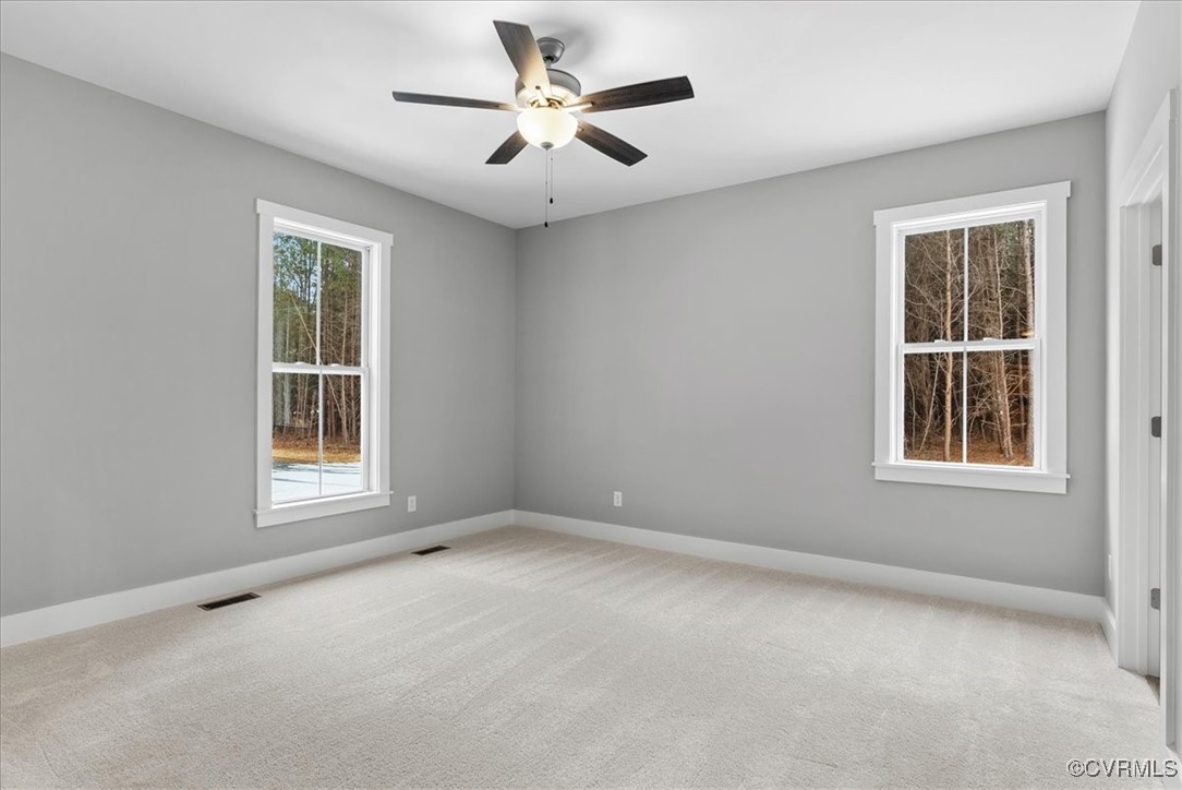 292 Lunenburg County Road Keysville, VA 23947 - Photo 24 of 39 Unfurnished room with ceiling fan and light colore