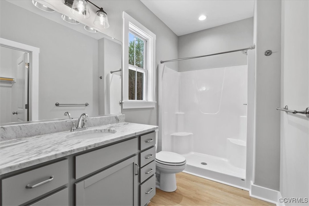 292 Lunenburg County Road Keysville, VA 23947 - Photo 26 of 39 Bathroom featuring hardwood / wood-style flooring,