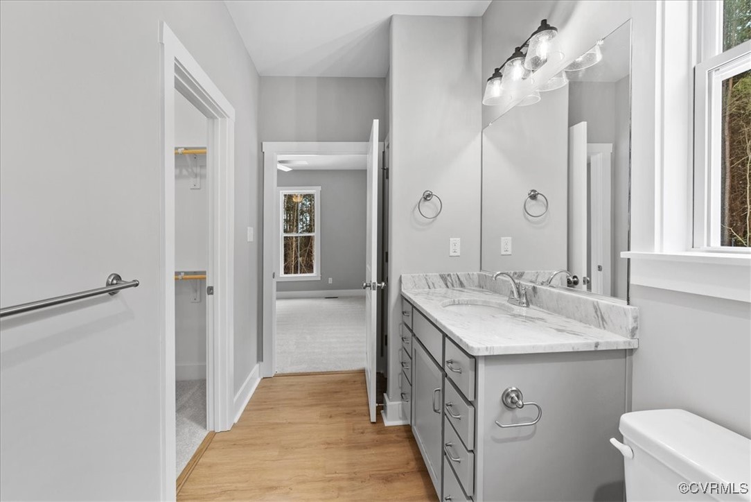 292 Lunenburg County Road Keysville, VA 23947 - Photo 29 of 39 Bathroom featuring hardwood / wood-style flooring,