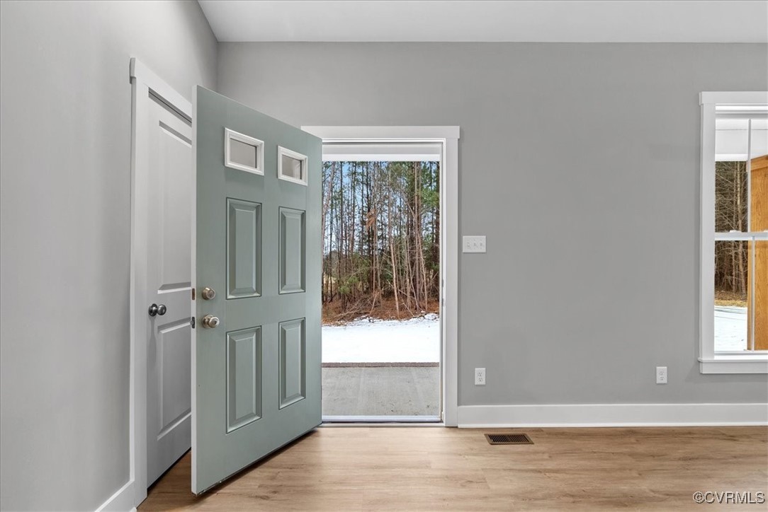 292 Lunenburg County Road Keysville, VA 23947 - Photo 10 of 39 Entryway featuring light wood-type flooring