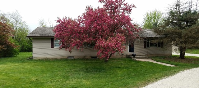 10543 East Flagg Road Rochelle, IL 61068 - Photo 1 of 17 a view of a backyard with a garden
