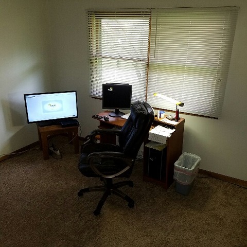 10543 East Flagg Road Rochelle, IL 61068 - Photo 11 of 17 a view of a workspace with a window