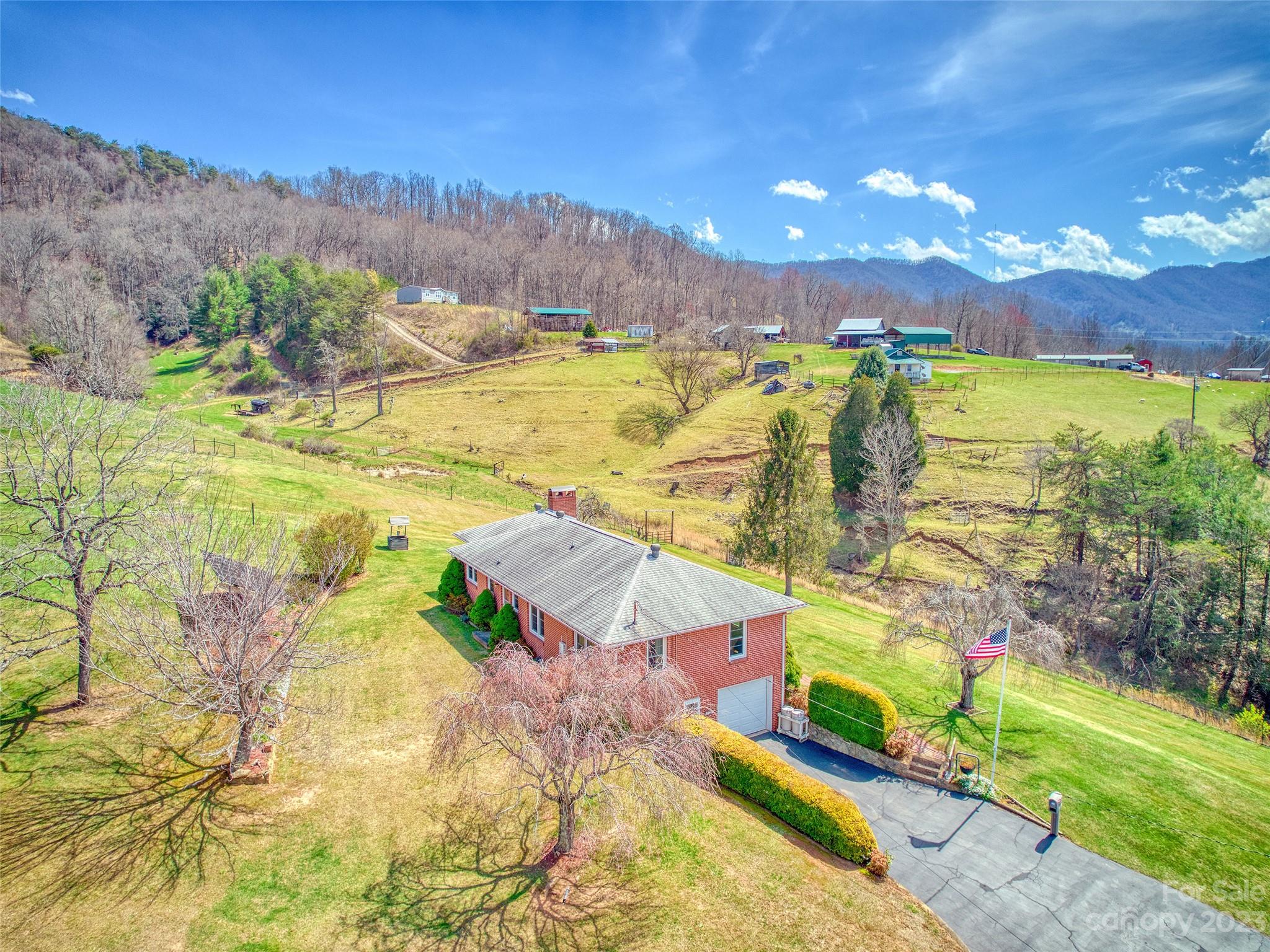 1310 Chestnut Mountain Road Canton, NC 28716 - Photo 3 of 47 a view of an outdoor space and a yard