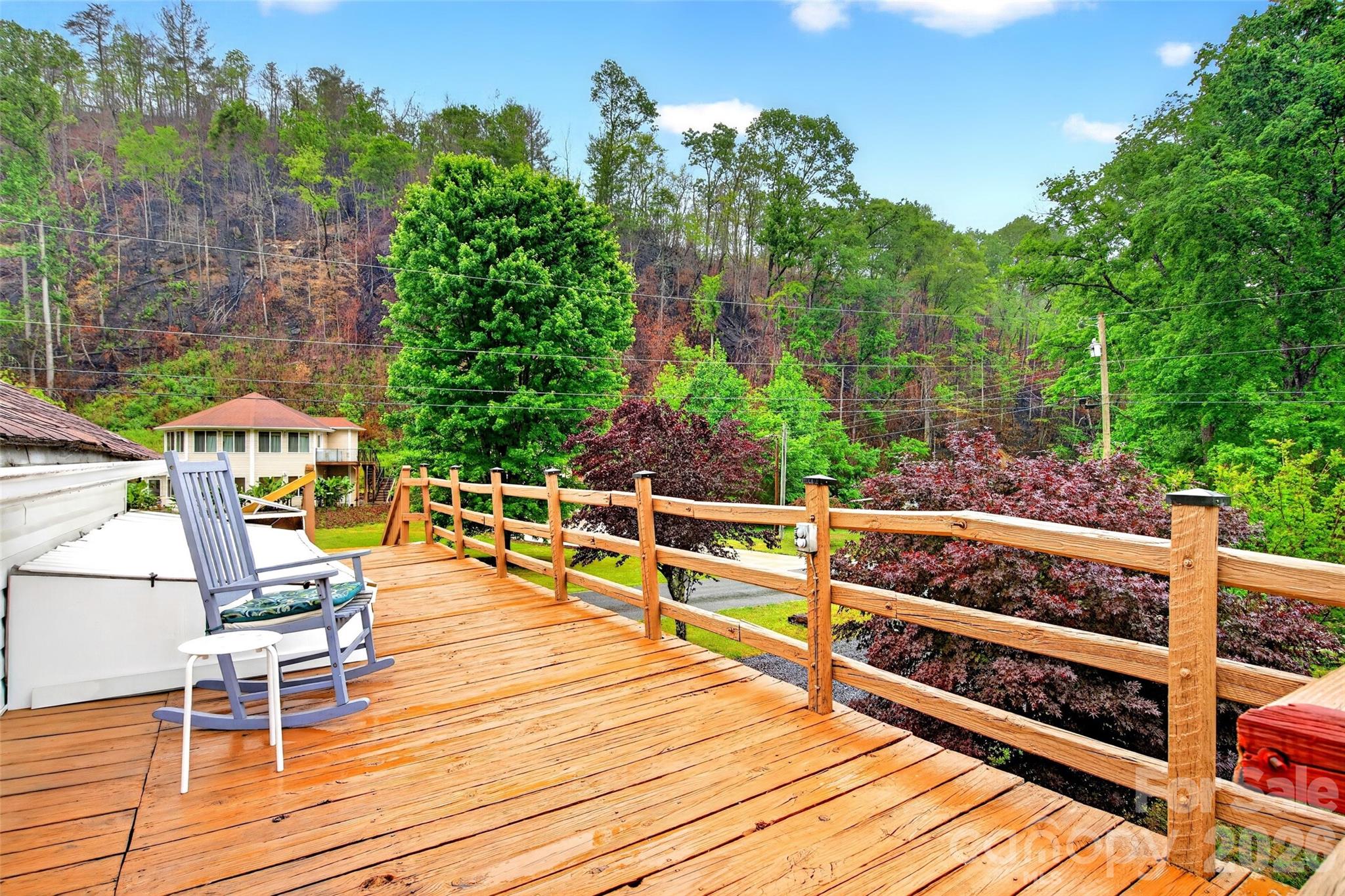 227 Locust Cove Road Marion, NC 28752 - Photo 23 of 34 a view of outdoor sitting area with chairs
