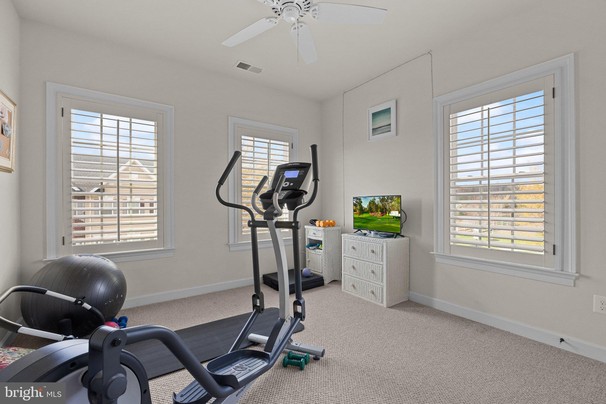 3842 Jacob Stout Road Doylestown, PA 18902 - Photo 24 of 68 a view of a workspace with furniture and a window