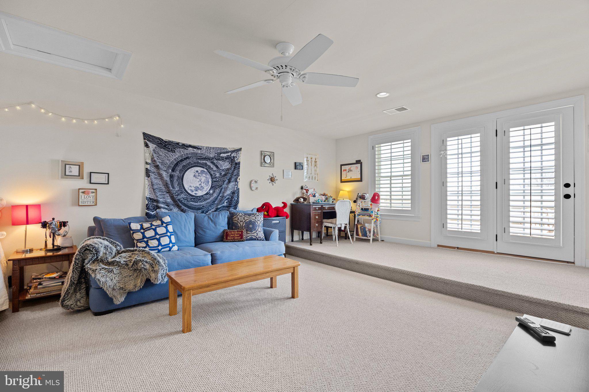 3842 Jacob Stout Road Doylestown, PA 18902 - Photo 28 of 68 a bedroom with furniture and a fan