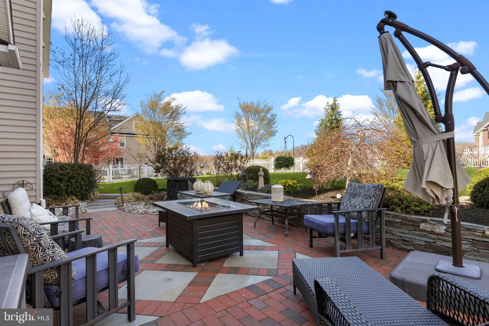 3842 Jacob Stout Road Doylestown, PA 18902 - Photo 40 of 68 a view of a patio with swimming pool