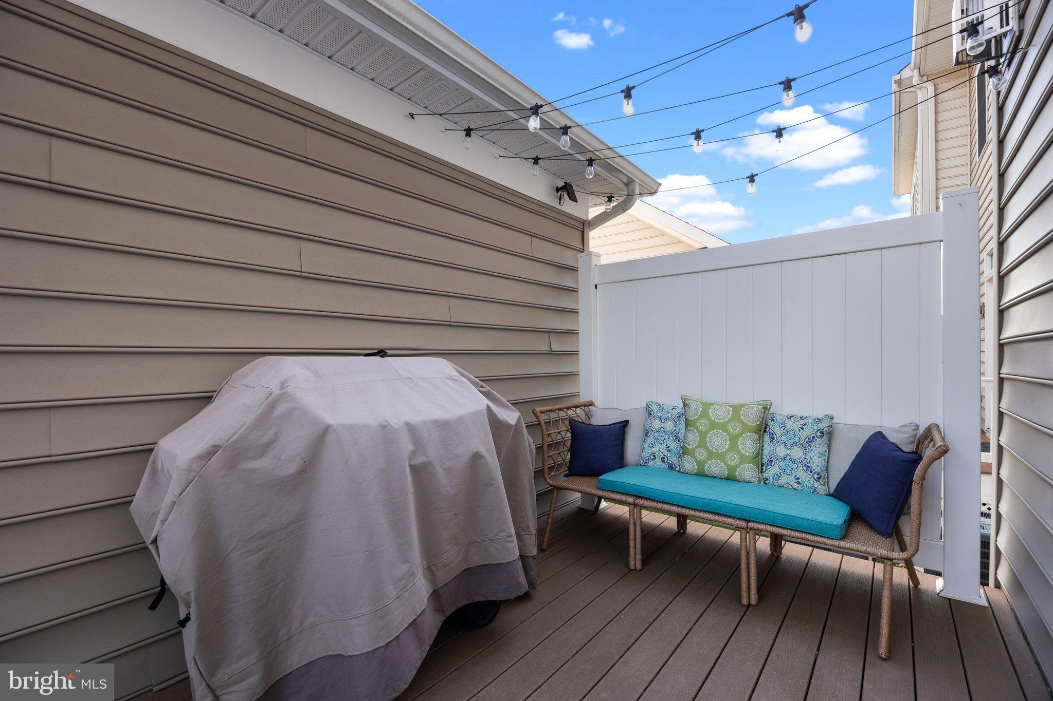 3842 Jacob Stout Road Doylestown, PA 18902 - Photo 46 of 68 a roof deck with a potted plant and wooden floor