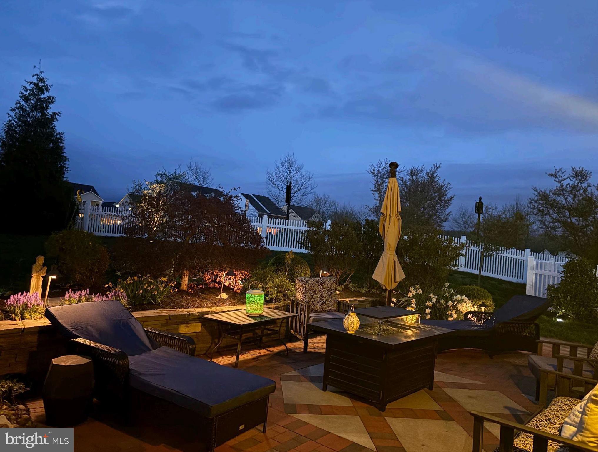 3842 Jacob Stout Road Doylestown, PA 18902 - Photo 55 of 68 a view of a patio with swimming pool table and chairs