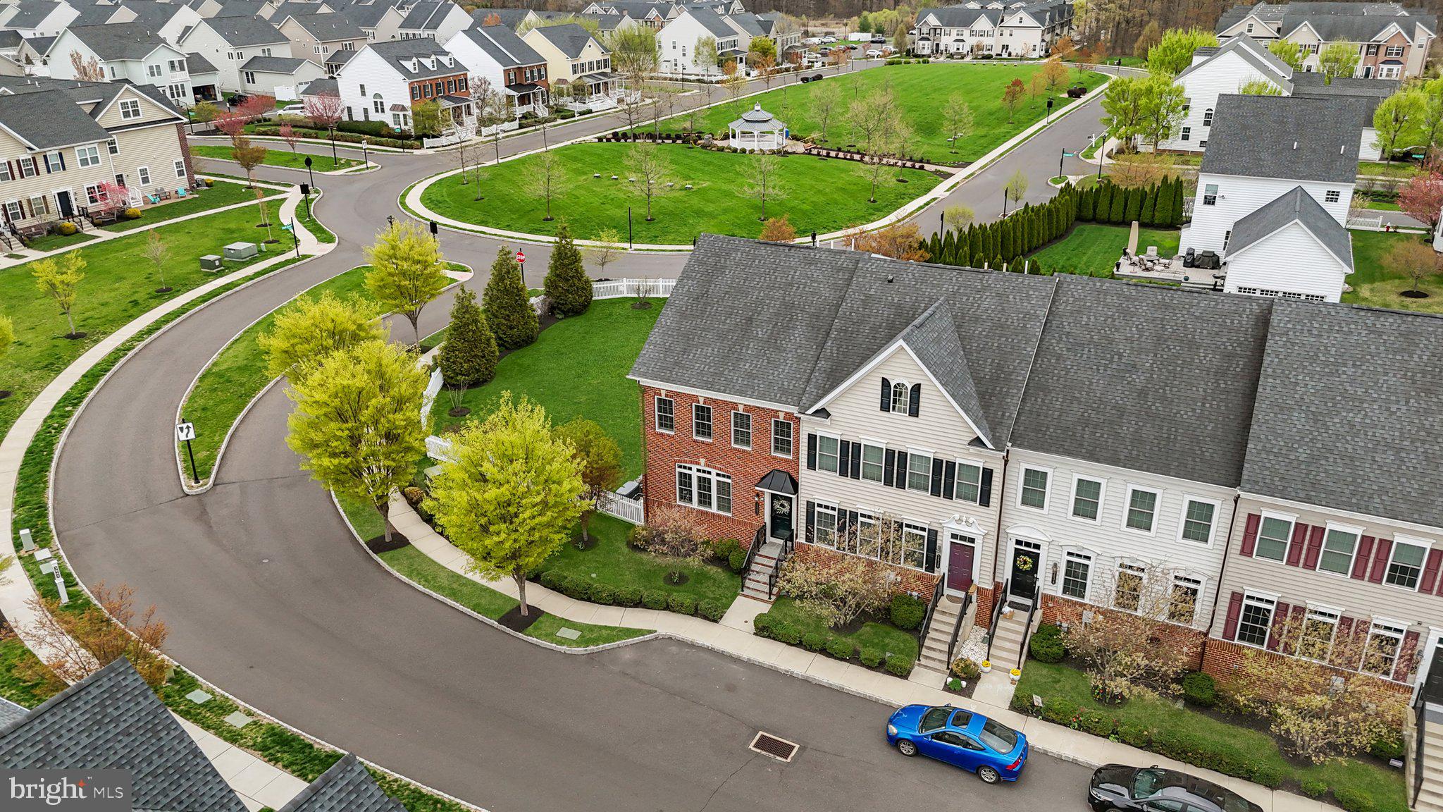 3842 Jacob Stout Road Doylestown, PA 18902 - Photo 63 of 68 an aerial view of a house with outdoor space and lake view