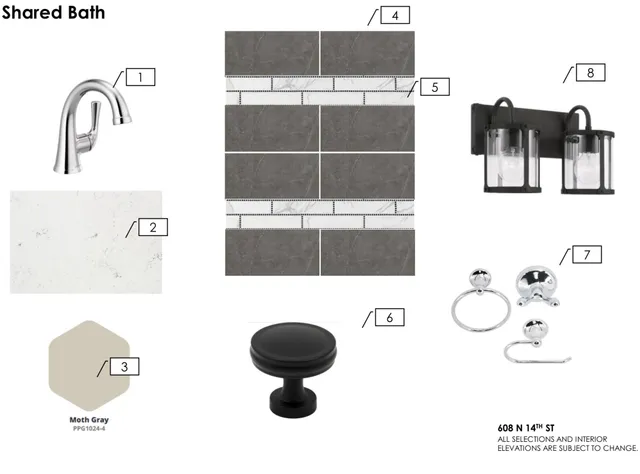 a picture of a bathroom with a sink and a mirror
