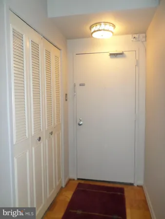 a view of closet area