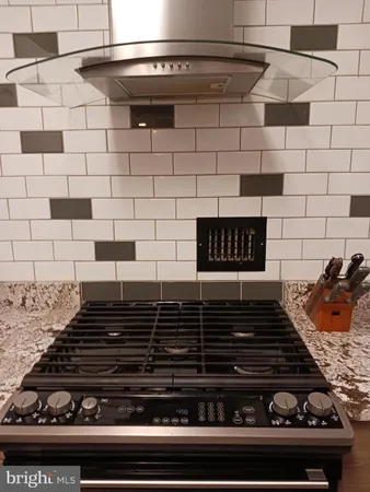 a close view of a stove