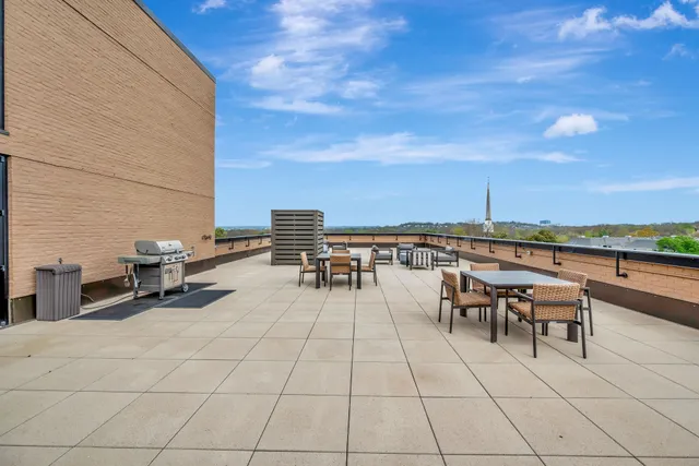 a view of a city with ocean view