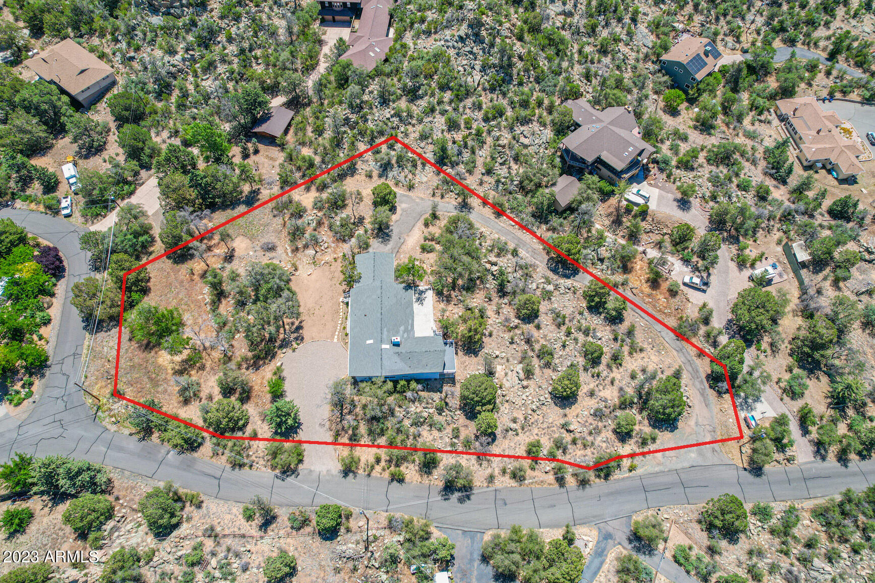 1867 Ridgecrest Drive Prescott, AZ 86305 - Photo 2 of 47 Aerial View
