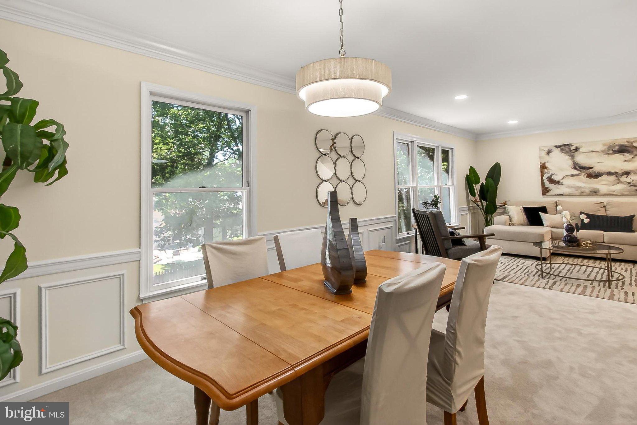 6908 Rochambeau Place Springfield, VA 22153 - Photo 15 of 70 Dining room looking towards living room