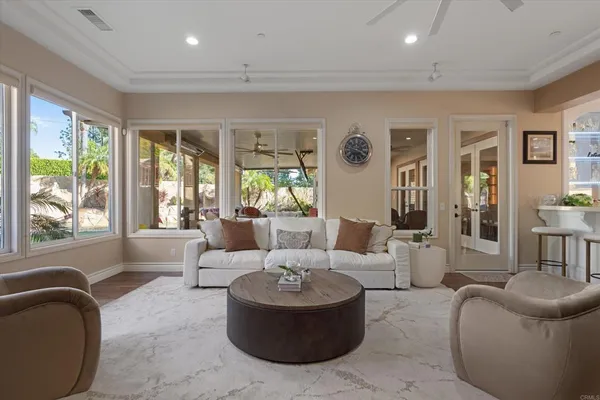 a view of outdoor space yard deck patio and outdoor kitchen
