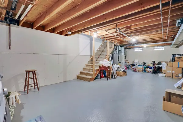 a view of storage and utility room