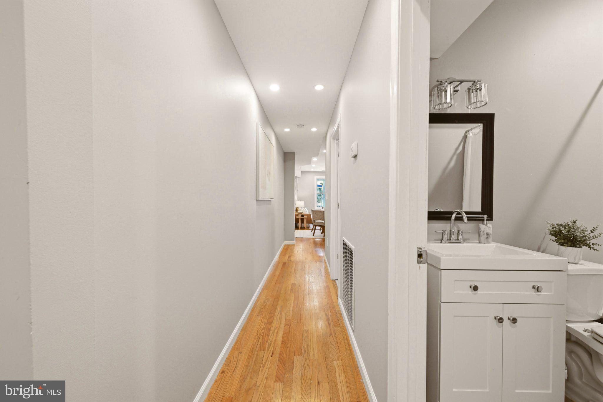 737 Morton Street Northwest Washington, DC 20010 - Photo 13 of 36 Bright and inviting hallway retreat.