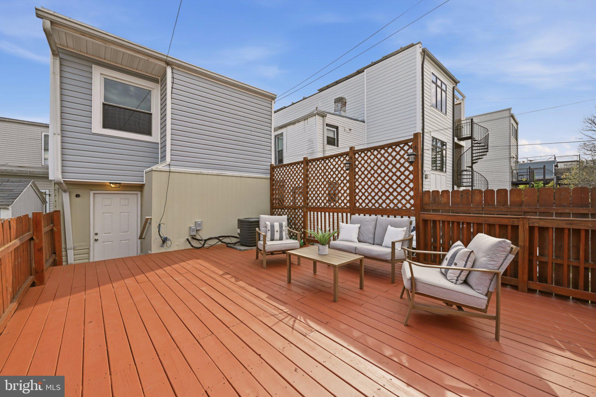 737 Morton Street Northwest Washington, DC 20010 - Photo 34 of 36 Charming outdoor retreat with privacy.