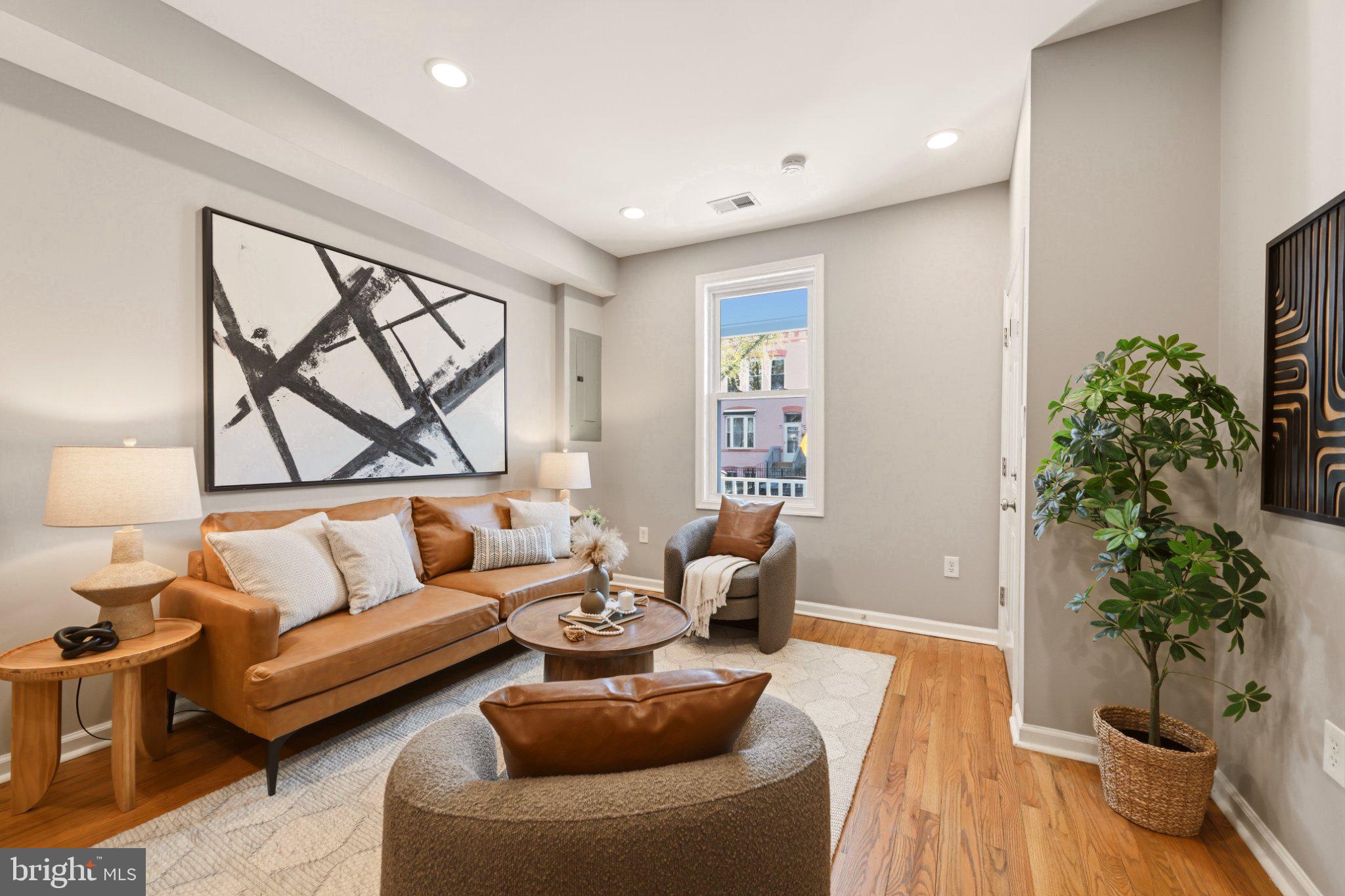 737 Morton Street Northwest Washington, DC 20010 - Photo 6 of 36 Modern elegance in a cozy living space.
