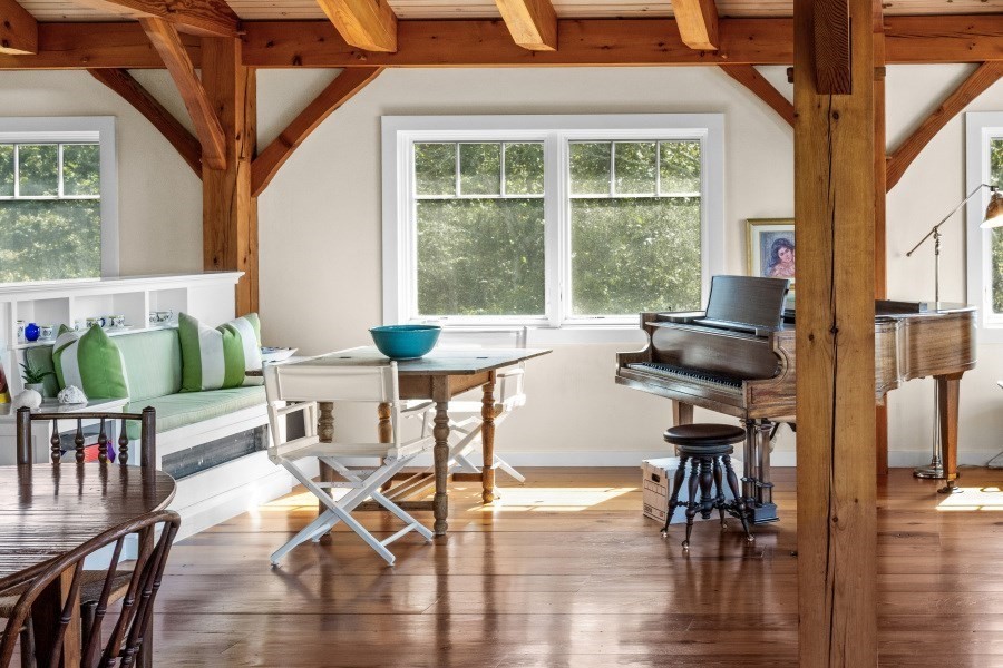 97 Longview Road West Tisbury, MA 02568 - Photo 17 of 42 a living room with furniture and a large window