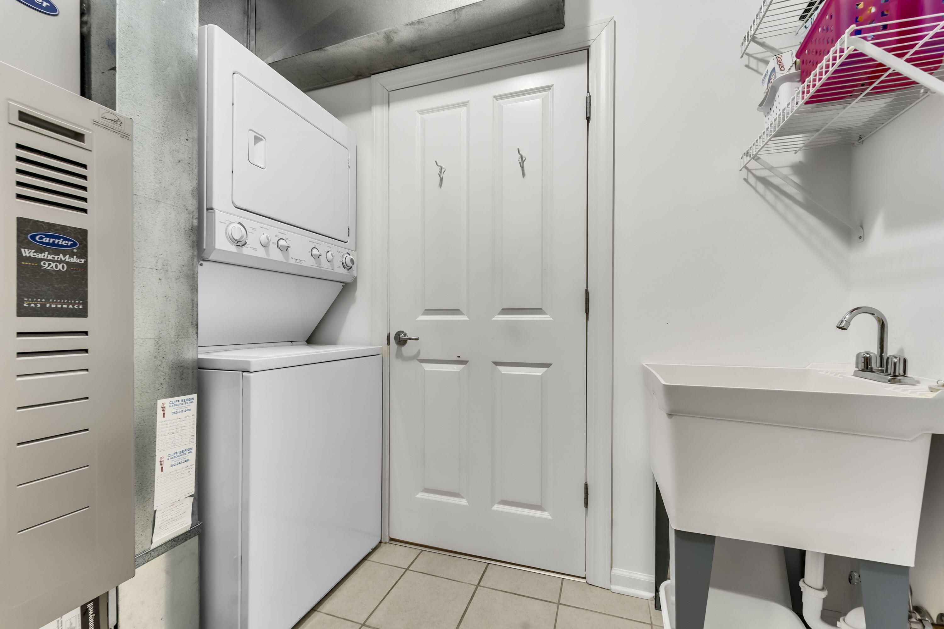 1925 North Water Street, Unit 409 Milwaukee, WI 53202 - Photo 13 of 17 Laundry Rm + Sink