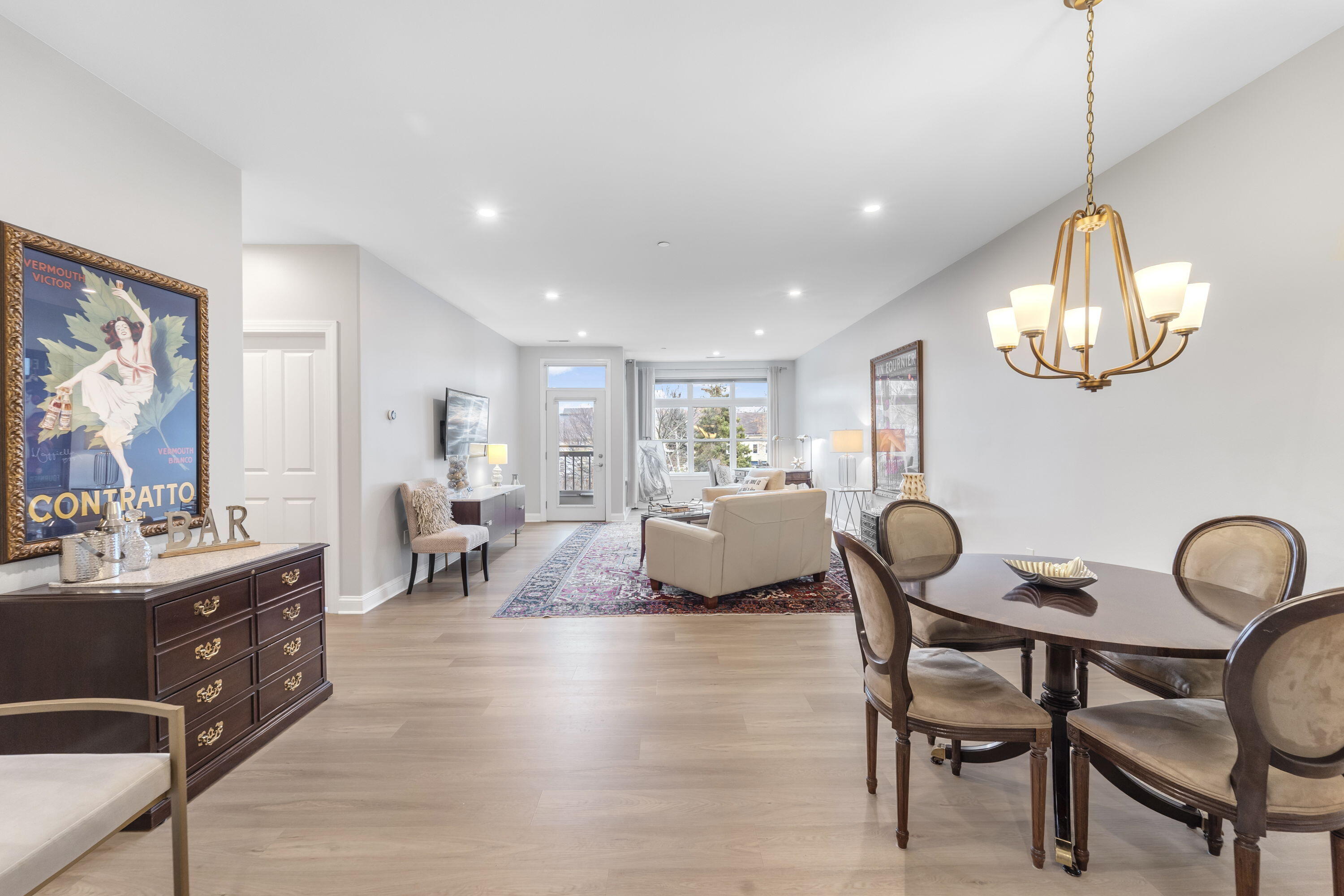 1925 North Water Street, Unit 409 Milwaukee, WI 53202 - Photo 3 of 17 Living/Dining Area w/new flooring