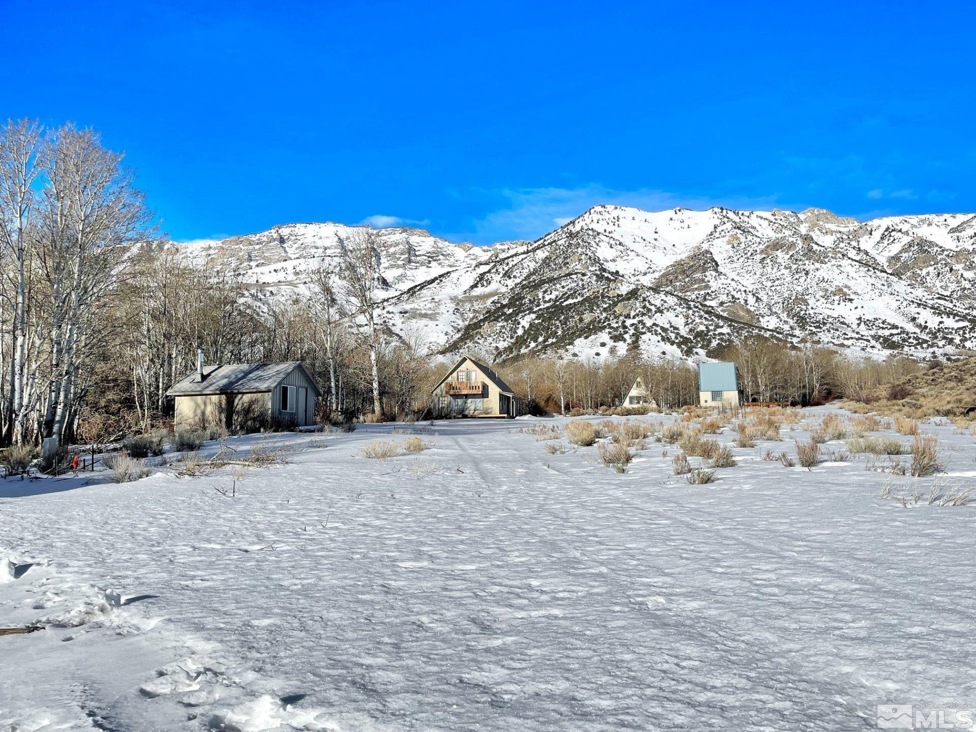 10873 Ruby Valley Road Spring Creek, NV 89815 - Photo 19 of 28 a view of a house with a snow in the yard