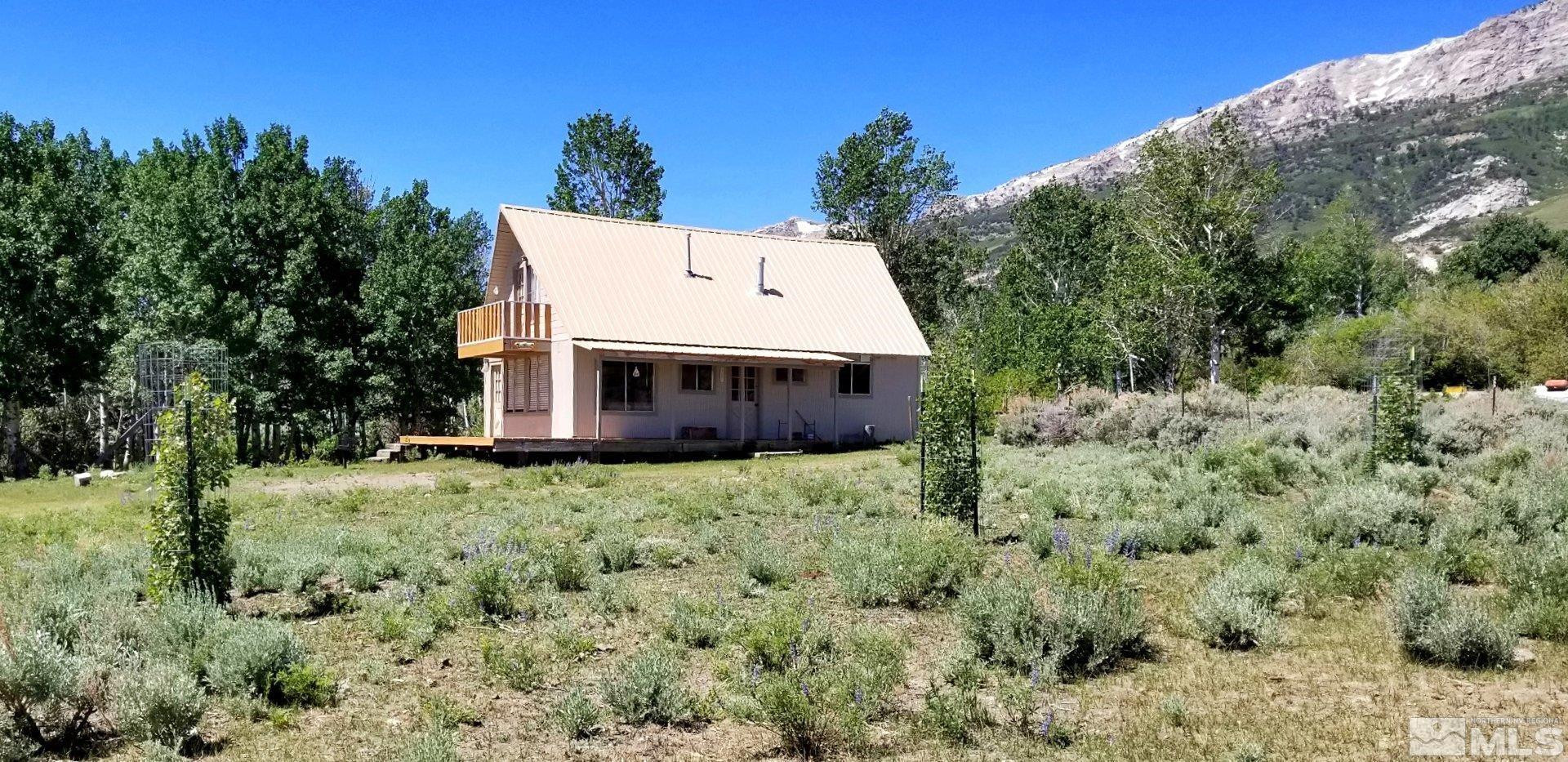 10873 Ruby Valley Road Spring Creek, NV 89815 - Photo 8 of 28 a view of a wooden house with a yard