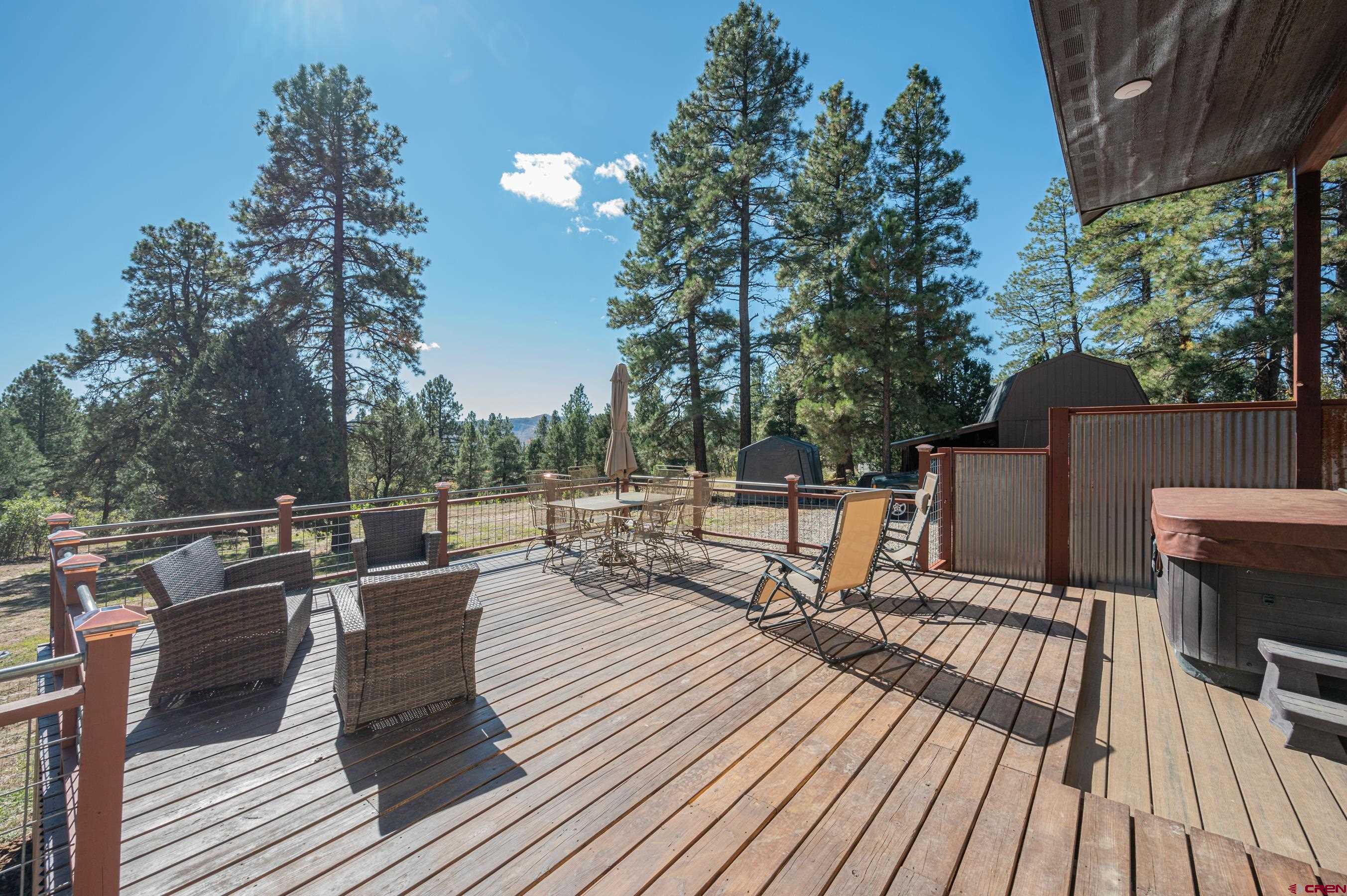 180 Ridge Road Durango, CO 81303 - Photo 31 of 35 a view of roof deck with patio