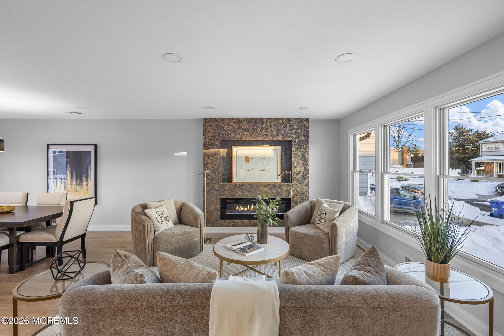 64 South Cliff Road Colonia, NJ 07067 - Photo 16 of 49 a living room with furniture and a flat screen tv