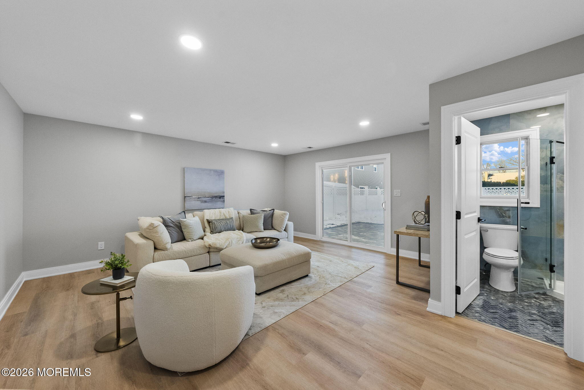 64 South Cliff Road Colonia, NJ 07067 - Photo 17 of 49 a living room with furniture and a bathroom