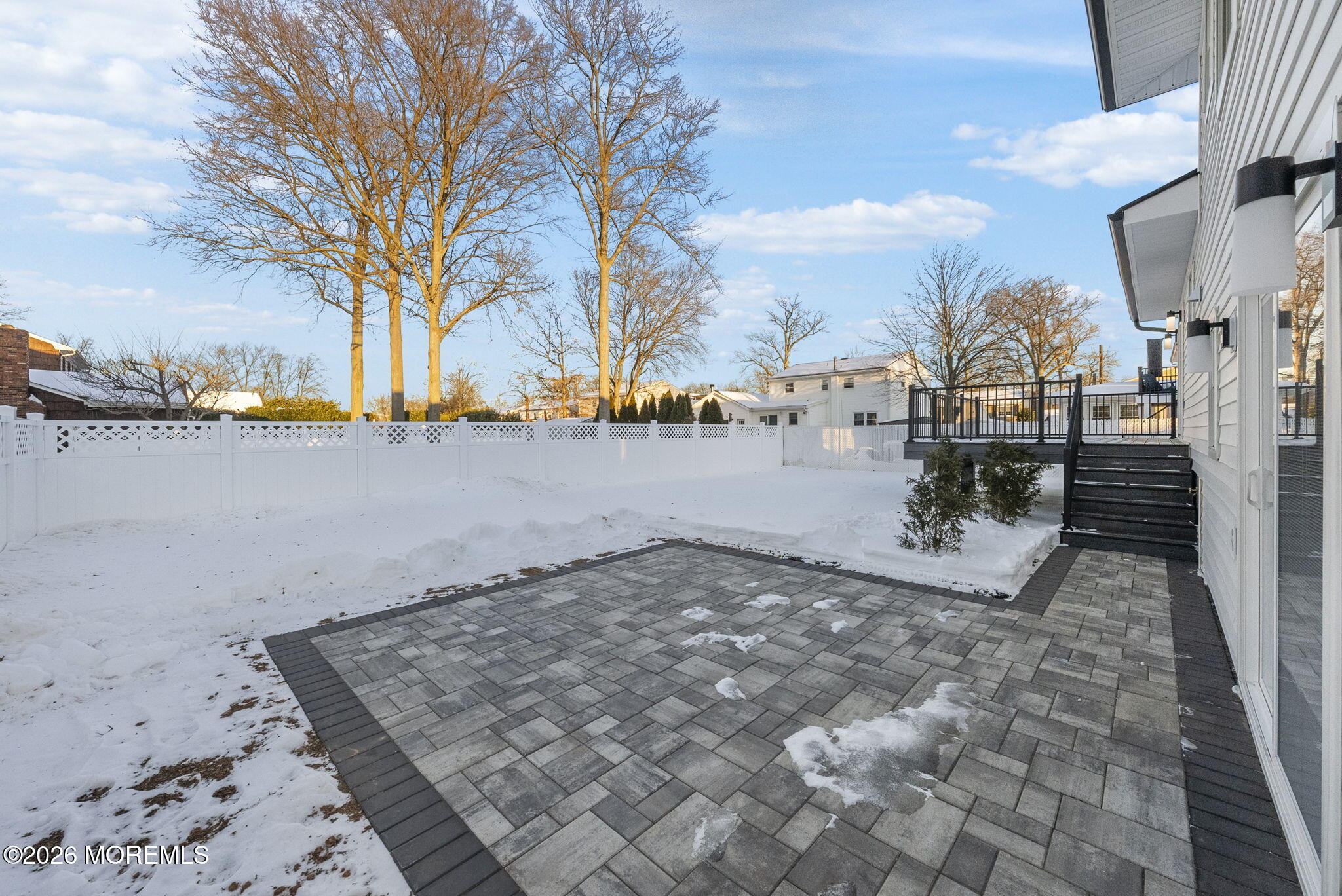 64 South Cliff Road Colonia, NJ 07067 - Photo 41 of 49 a view of a yard with snow on the road