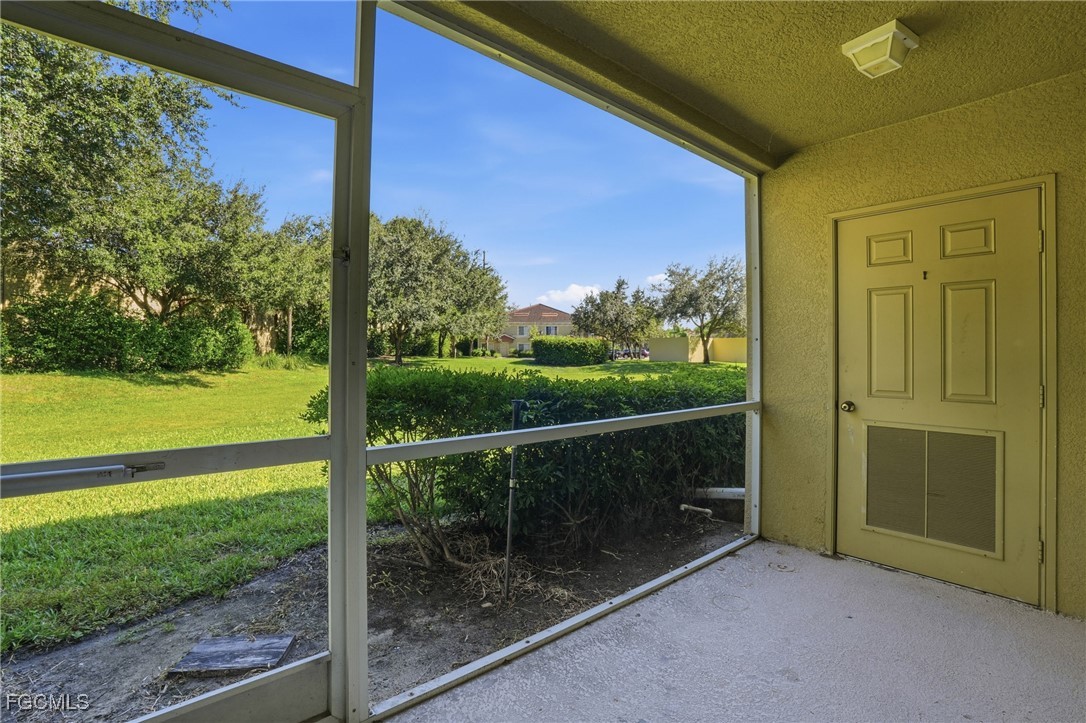 9409 Ivy Brook Run, Unit 1306 Fort Myers, FL 33913 - Photo 34 of 43 a view of a porch