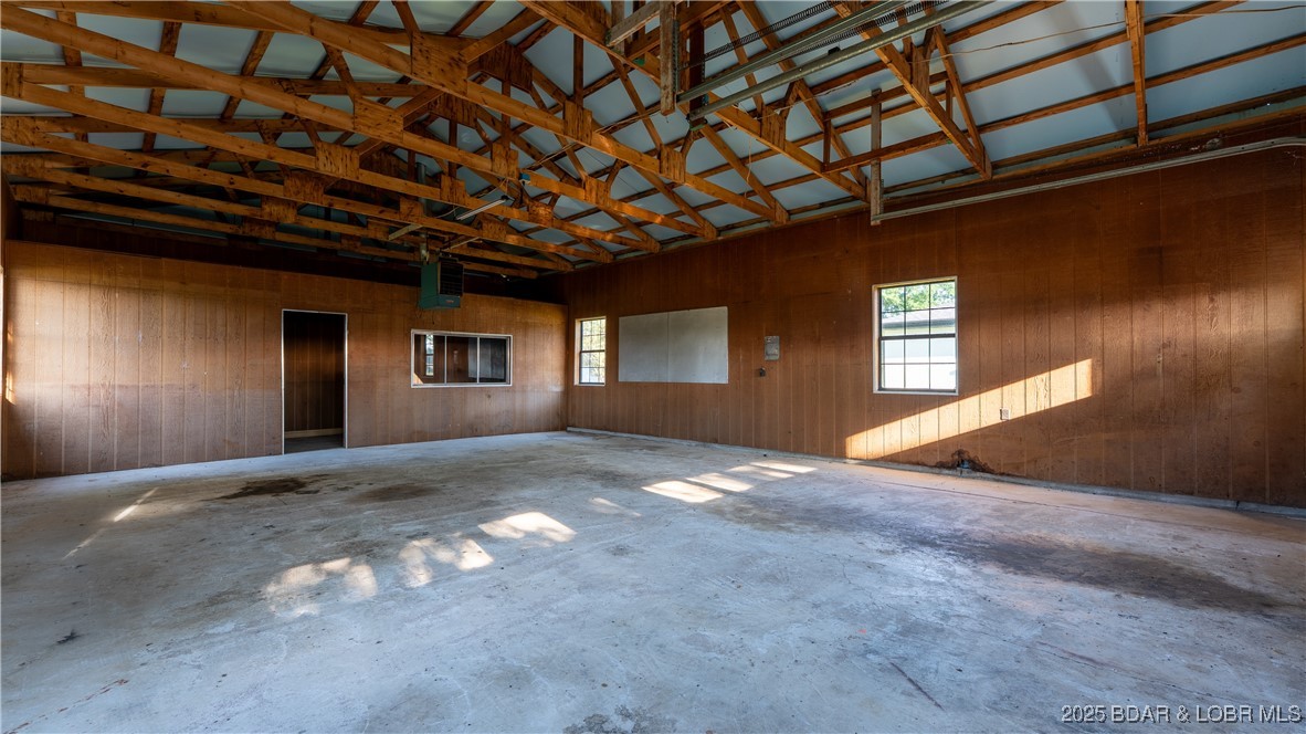 50 Hwy Y Eldon, MO 65026 - Photo 35 of 43 Inside the Detached Shop.. size is 25'6" x 40' dee