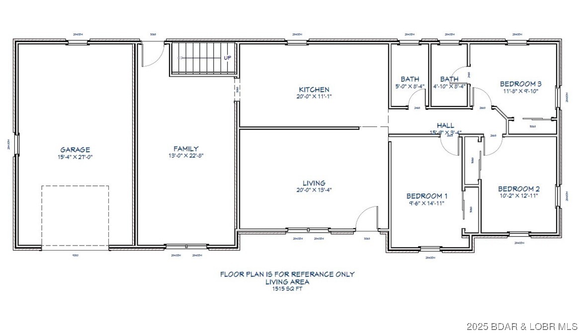 50 Hwy Y Eldon, MO 65026 - Photo 43 of 43 The main level living floor plan with approximate