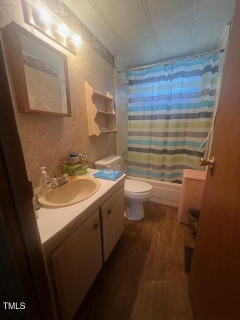 887 Bish Road Staley, NC 27355 - Photo 13 of 17 a bathroom with a sink toilet and shower