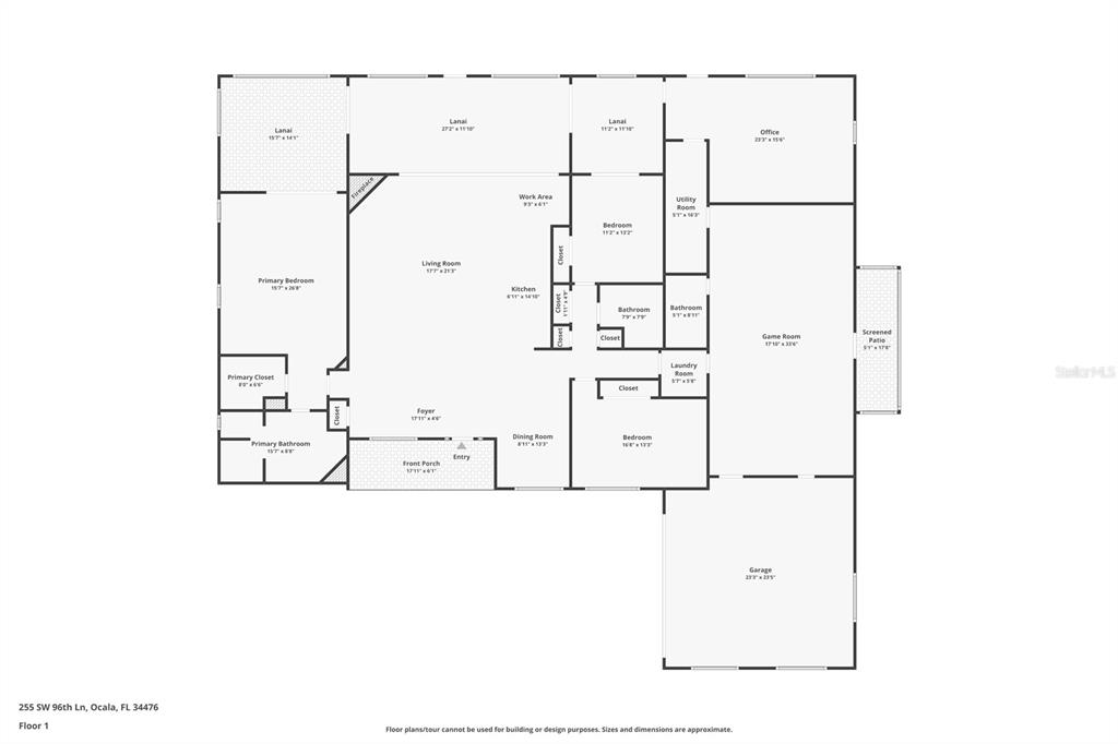 255 Southwest 96th Lane Ocala, FL 34476 - Photo 15 of 92 a picture of floor plan