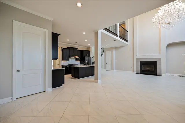 a view of kitchen and kitchen with furniture