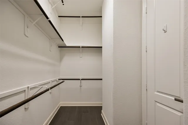 a view of walk in closet