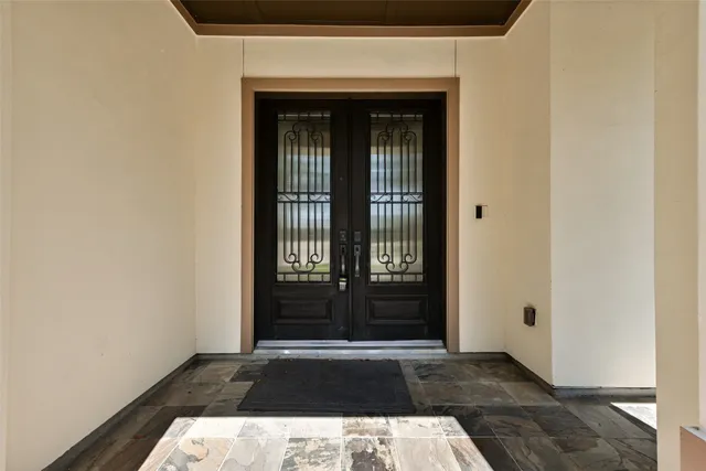 a view of front door of a house
