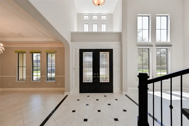 a view of an entryway door