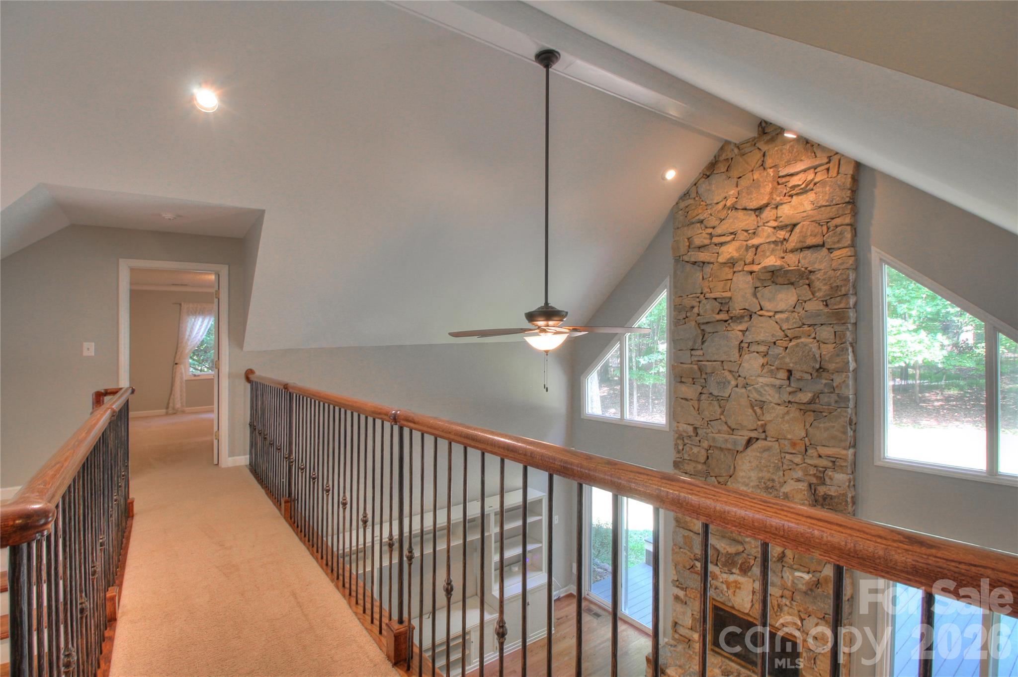 3408 Providence Manor Road Charlotte, NC 28270 - Photo 17 of 39 a view of a hallway with windows
