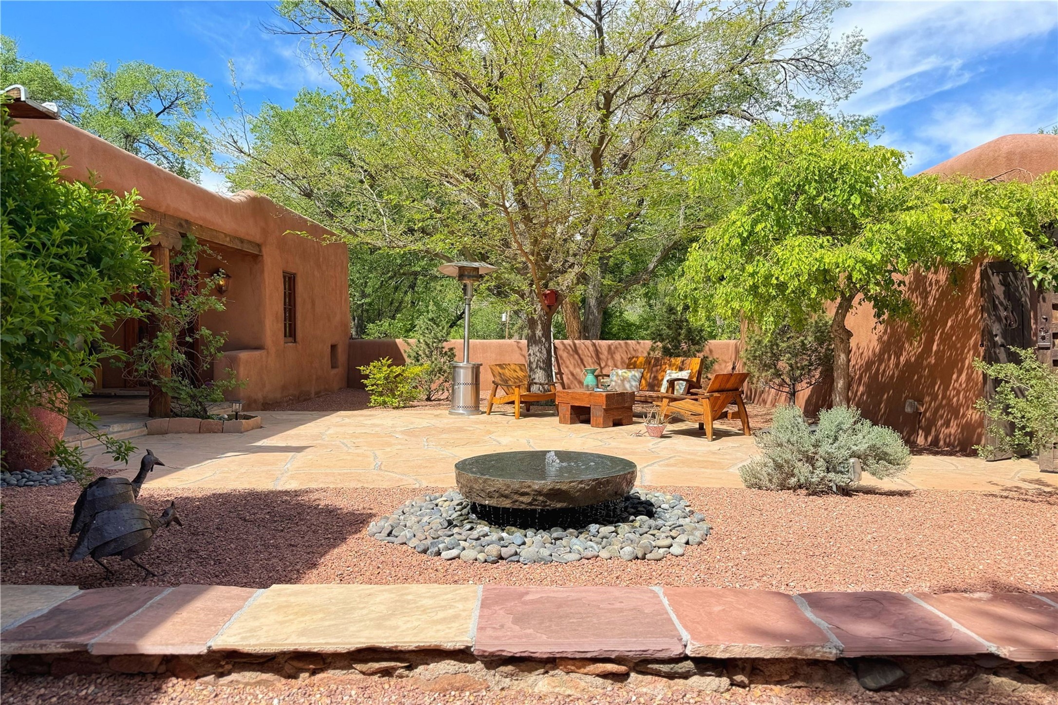 1352 Bishops Lodge Road Santa Fe, NM 87506 - Photo 16 of 66 front courtyard