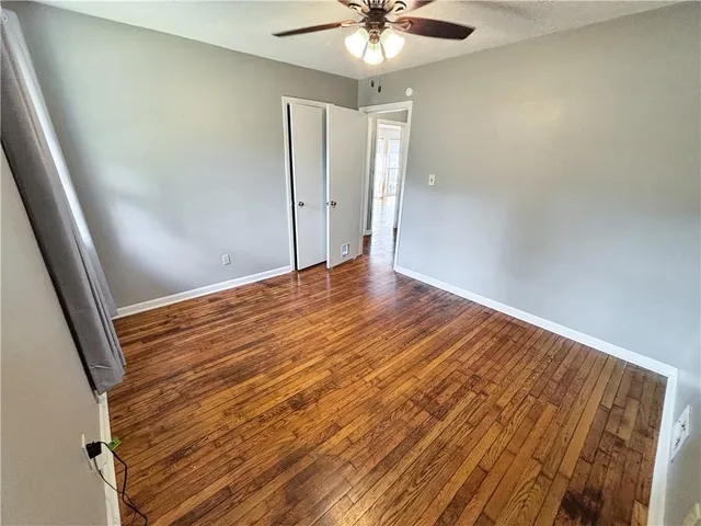 wooden floor in an empty room