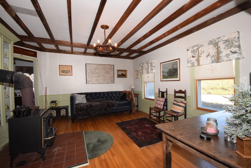 267 South Main Street Hopedale, MA 01747 - Photo 9 of 24 a living room with furniture and a window