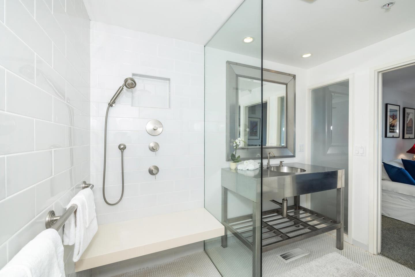 211 Roberts Road Pacifica, CA 94044 - Photo 20 of 42 a bathroom with a tub and shower